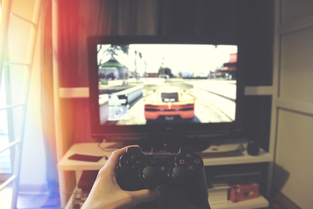 ゲームをしている画像